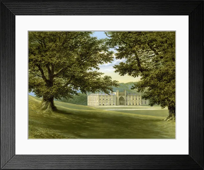Framed Print : Donington Castle, Leicestershire, home of the Abney-Hastings family, c1880 Framed Print : Donington Castle, Leicestershire, home of the Abney-Hastings family, c1880