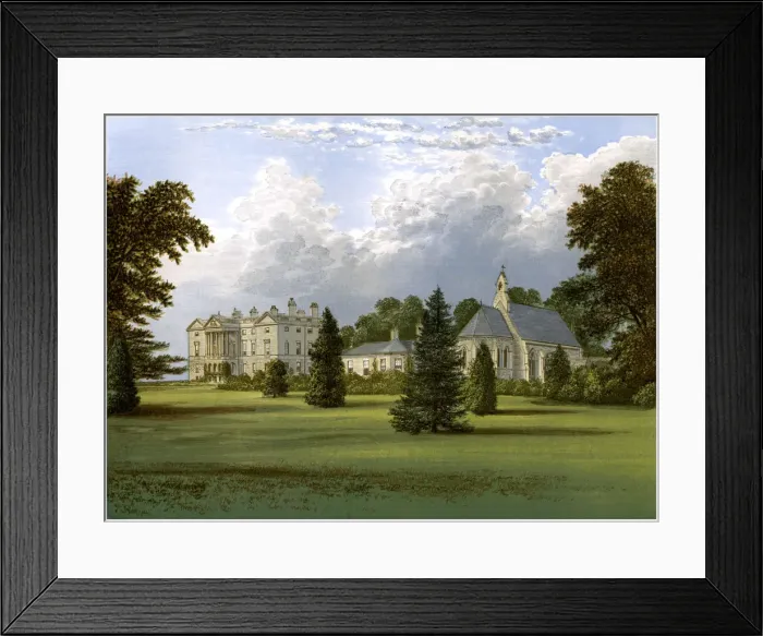 Framed Print : Sandbeck Park, Yorkshire, home of the Earl of Scarborough, c1880 Framed Print : Sandbeck Park, Yorkshire, home of the Earl of Scarborough, c1880