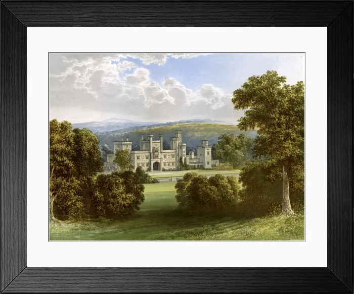 Framed Print : Ravensworth Castle, County Durham, home of the Earl of Ravensworth, c1880 Framed Print : Ravensworth Castle, County Durham, home of the Earl of Ravensworth, c1880