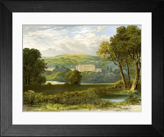 Framed Print : Denton Park, Yorkshire, home of the Wyvill family, c1880 Framed Print : Denton Park, Yorkshire, home of the Wyvill family, c1880