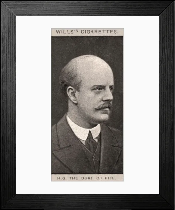 Framed Print : H. G The Duke of Fife, 1908. Artist: WD & HO Wills Framed Print : H. G The Duke of Fife, 1908. Artist: WD & HO Wills