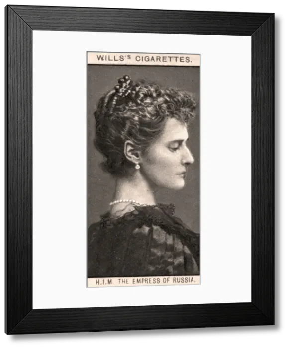 Framed Print : H. I. M The Empress of Russia, 1908. Artist: WD & HO Wills Framed Print : H. I. M The Empress of Russia, 1908. Artist: WD & HO Wills