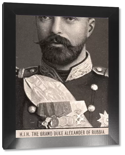 H. I. H The Grand Duke Alexander of Russia, 1908. Artist: WD & HO Wills