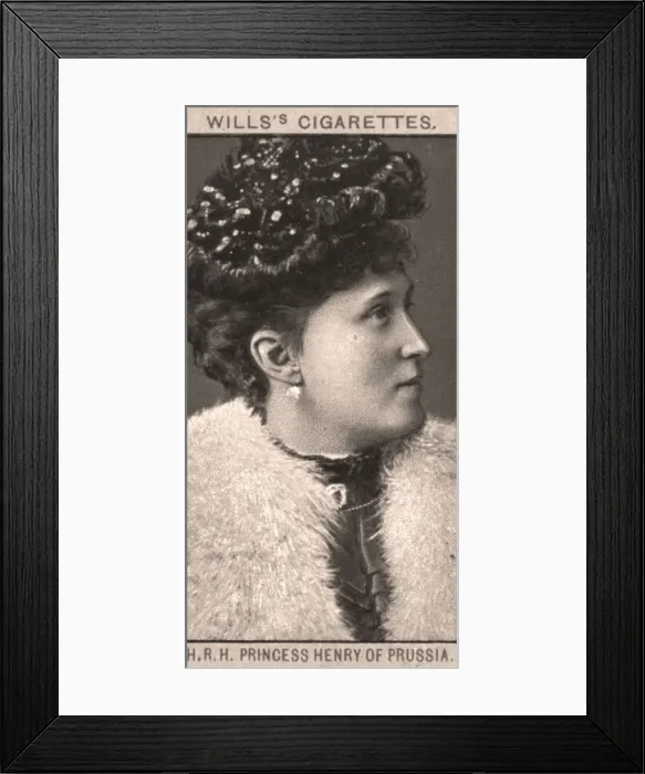 Framed Print : H. R. H Princess Henry of Prussia, 1908. Artist: WD & HO Wills Framed Print : H. R. H Princess Henry of Prussia, 1908. Artist: WD & HO Wills