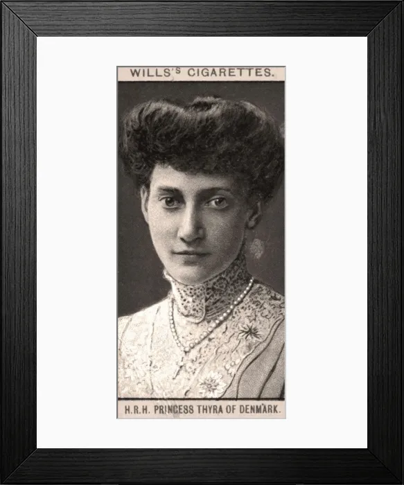 Framed Print : H. R. H Princess Thyra of Denmark, 1908. Artist: WD & HO Wills Framed Print : H. R. H Princess Thyra of Denmark, 1908. Artist: WD & HO Wills