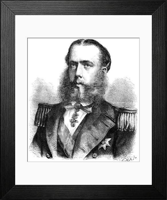 Framed Print : Emperor Maximillian of Mexico, (c1880) Framed Print : Emperor Maximillian of Mexico, (c1880)