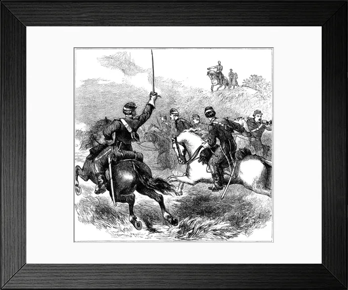 Framed Print : General Sheridan at Cedar Creek, Virginia, American Civil War, 1864 (c1880) Framed Print : General Sheridan at Cedar Creek, Virginia, American Civil War, 1864 (c1880)