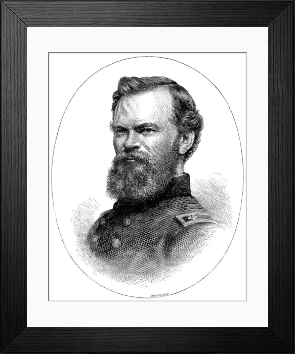 Framed Print : James B McPherson, Union general of the American Civil War, (c1880) Framed Print : James B McPherson, Union general of the American Civil War, (c1880)