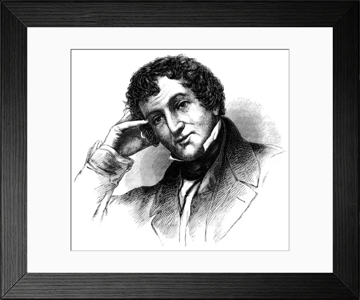 Framed Print : Washington Irving, American author, (c1880) Framed Print : Washington Irving, American author, (c1880)