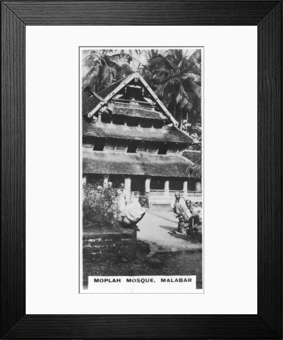 Framed Print : Moplah Mosque, Malabar, South India, c1925 Framed Print : Moplah Mosque, Malabar, South India, c1925