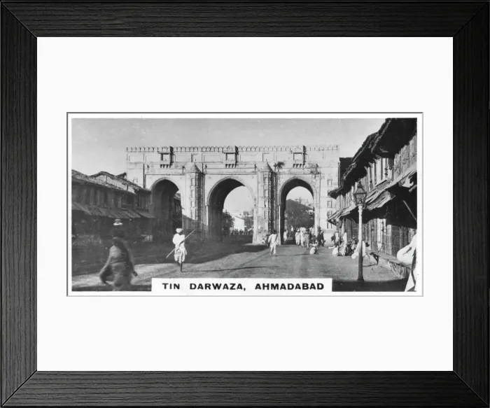 Framed Print : Tin Darwaza, Ahmadabad, Gujarat, India, c1925 Framed Print : Tin Darwaza, Ahmadabad, Gujarat, India, c1925