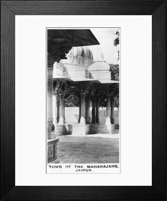 Framed Print : Tomb of the maharajahs, Jaipur, Rajasthan, India, c1925 Framed Print : Tomb of the maharajahs, Jaipur, Rajasthan, India, c1925