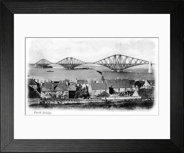 Framed Print : Forth Bridge, Scotland, 1902 Framed Print : Forth Bridge, Scotland, 1902