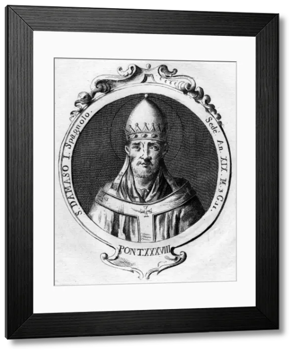 Framed Print : Pope Damasus I, Pope of the Catholic Church Framed Print : Pope Damasus I, Pope of the Catholic Church