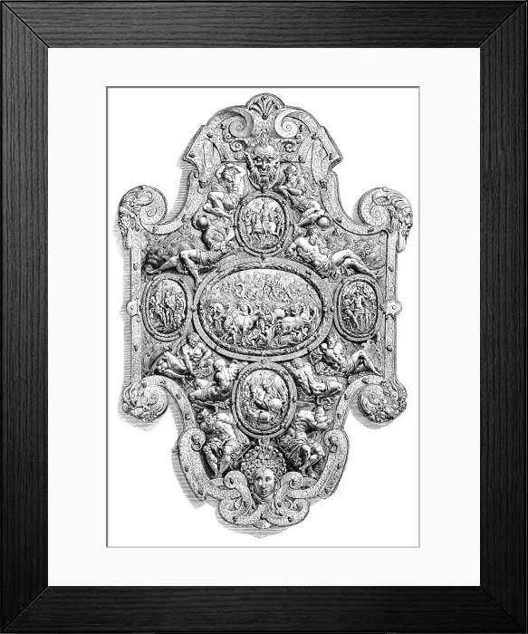 Framed Print : The State Shield of Charles V, 16th century (1882) Framed Print : The State Shield of Charles V, 16th century (1882)