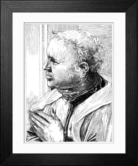 Framed Print : Portrait of Fra Lippo Lippi, Florentine Renaissance painter, 15th century (1882) Framed Print : Portrait of Fra Lippo Lippi, Florentine Renaissance painter, 15th century (1882)