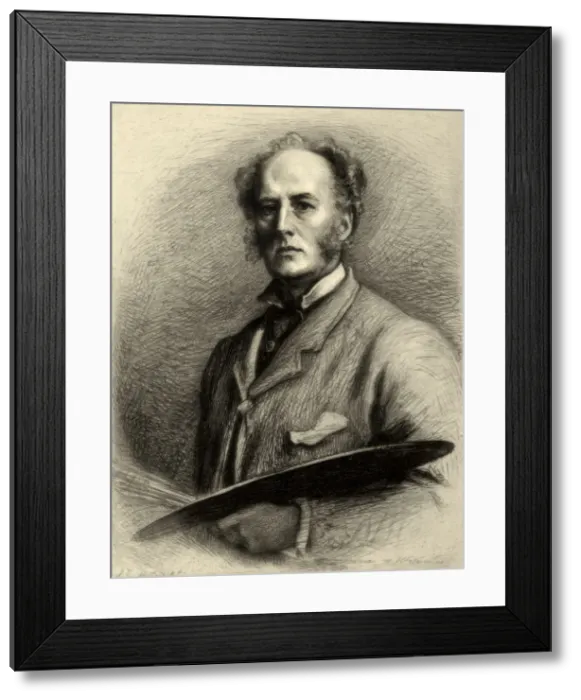 Framed Print : John Everett Millais, British artist, c1880-1882. Artist: Charles Waltner Framed Print : John Everett Millais, British artist, c1880-1882. Artist: Charles Waltner