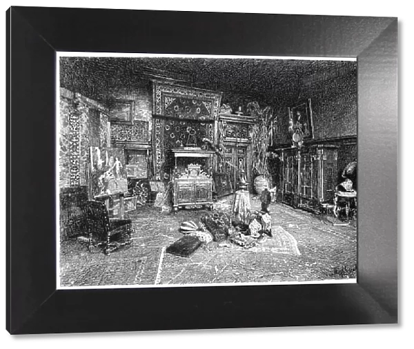 The little studio of Hans Makart, Vienna, Austria, c1880-1882