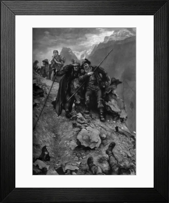 Framed Print : The Poachers Fate, 1879 (c1880-1882). Artist: Hubert von Herkomer Framed Print : The Poachers Fate, 1879 (c1880-1882). Artist: Hubert von Herkomer
