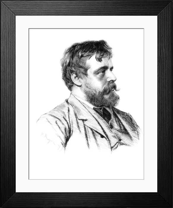 Framed Print : Lawrence Alma-Tadema, British artist, c1880-1882. Artist: Paul Adolphe Rajon Framed Print : Lawrence Alma-Tadema, British artist, c1880-1882. Artist: Paul Adolphe Rajon
