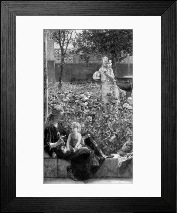 Framed Print : Cildish Affections, c1880-1882. Artist: Charles Olivier Murray Framed Print : Cildish Affections, c1880-1882. Artist: Charles Olivier Murray