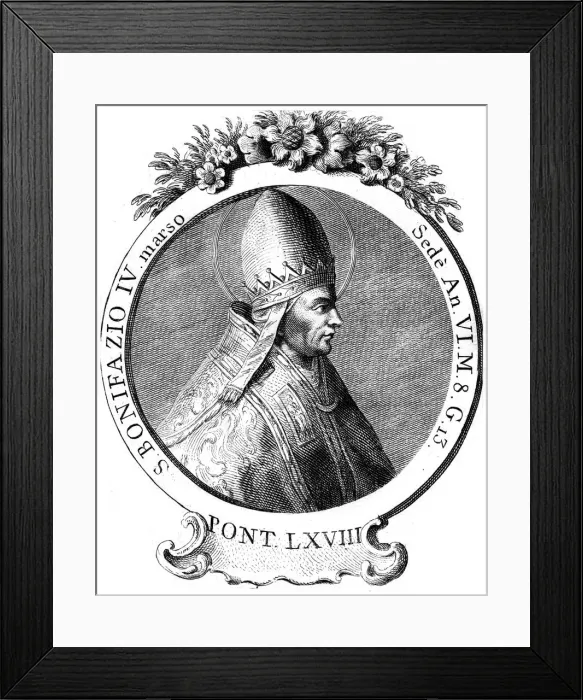Framed Print : Saint Boniface IV, Pope of the Catholic Church Framed Print : Saint Boniface IV, Pope of the Catholic Church