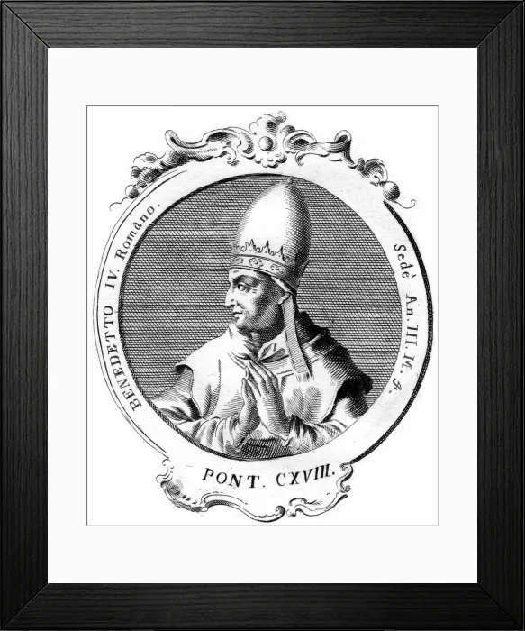Framed Print : Benedict IV, Pope of the Catholic Church Framed Print : Benedict IV, Pope of the Catholic Church