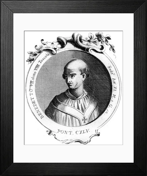 Framed Print : Benedict VII, Pope of the Catholic Church Framed Print : Benedict VII, Pope of the Catholic Church