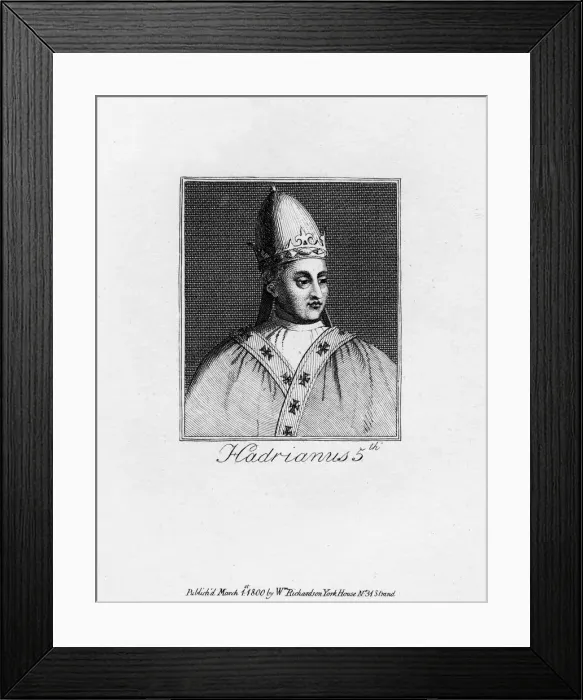 Framed Print : Pope Adrian V, (1800) Framed Print : Pope Adrian V, (1800)