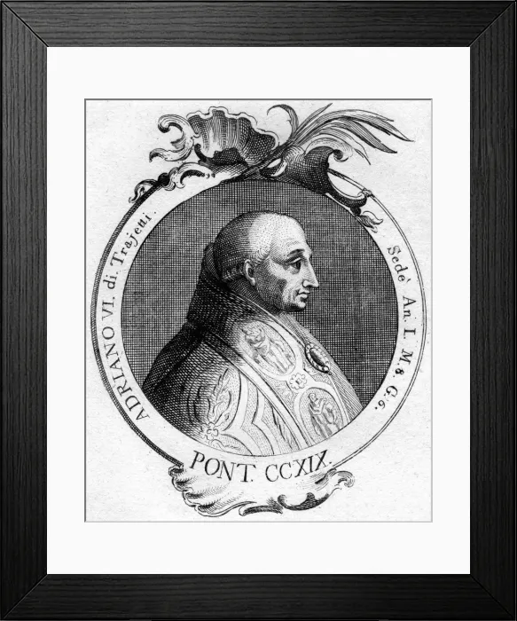 Framed Print : Pope Adrian VI Framed Print : Pope Adrian VI