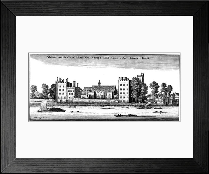 Framed Print : Lambeth Palace, London, 1647 (1893) Framed Print : Lambeth Palace, London, 1647 (1893)