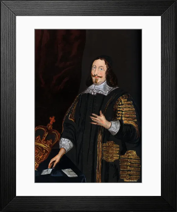 Framed Print : William Lenthall, Speaker of the House of Commons, c1642 (1893) Framed Print : William Lenthall, Speaker of the House of Commons, c1642 (1893)