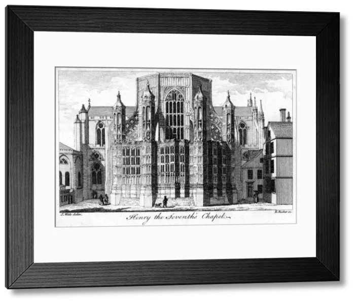Framed Print : Henry VII Chapel, Westminster Abbey, London, 18th century. Artist: Edward Rooker Framed Print : Henry VII Chapel, Westminster Abbey, London, 18th century. Artist: Edward Rooker