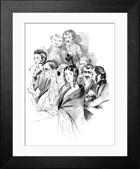 Framed Print : At a Concert, 19th century Framed Print : At a Concert, 19th century