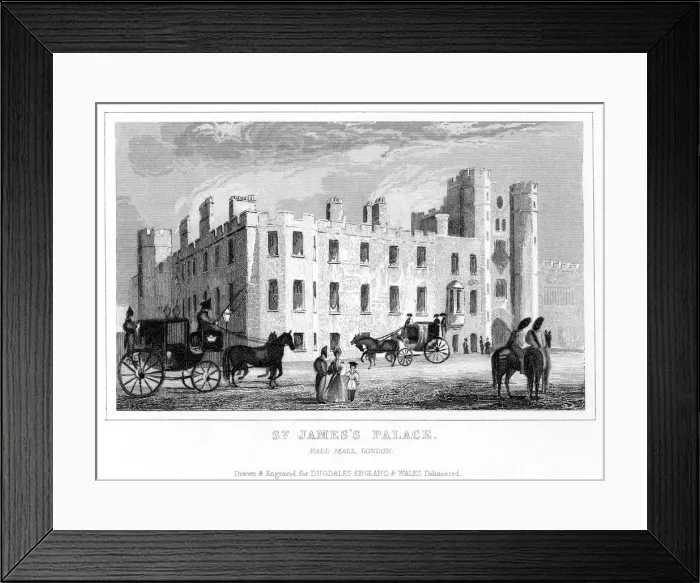 Framed Print : St Jamess Palace, Pall Mall, Westminster, London Framed Print : St Jamess Palace, Pall Mall, Westminster, London