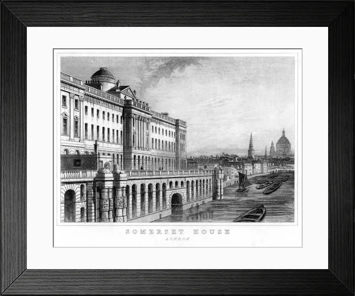 Framed Print : Somerset House, Westminster, London Framed Print : Somerset House, Westminster, London