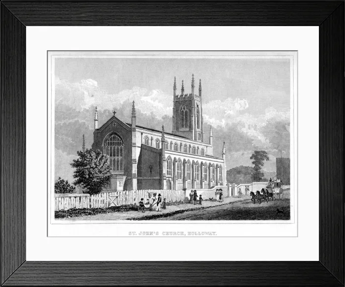 Framed Print : St Johns Church, Holloway, London Framed Print : St Johns Church, Holloway, London