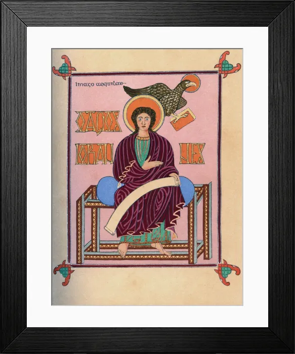Framed Print : St John the Evangelist, 8th century (1892) Framed Print : St John the Evangelist, 8th century (1892)