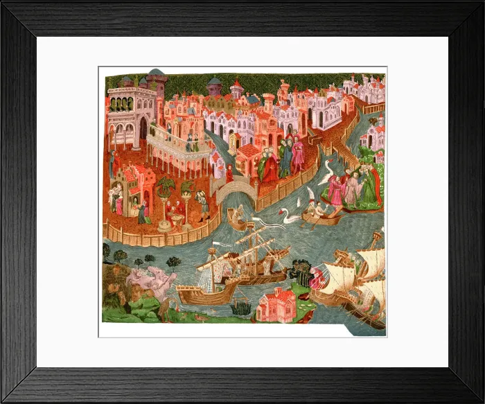 Framed Print : Venice in 1338, (1892) Framed Print : Venice in 1338, (1892)