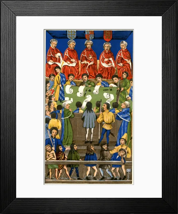 Framed Print : Court of Kings Bench, 1893
