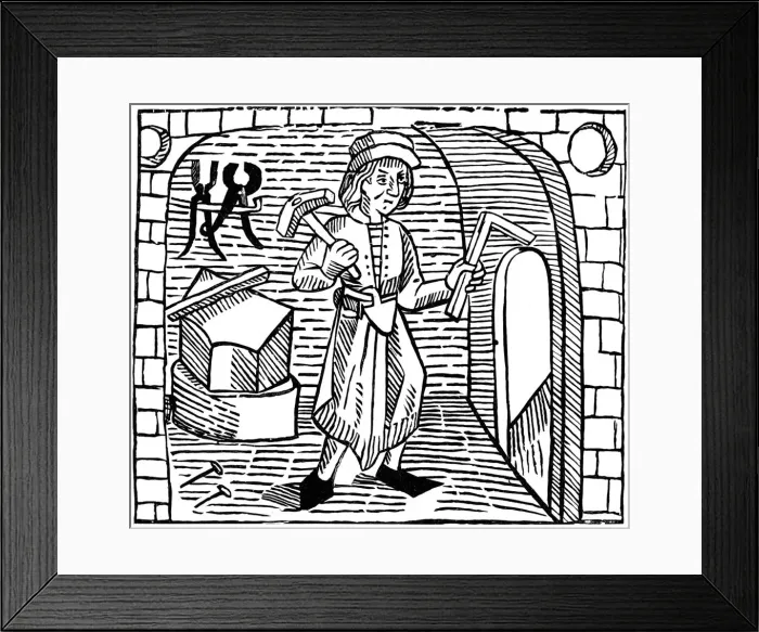 Framed Print : Smith, 15th century (1893) Framed Print : Smith, 15th century (1893)