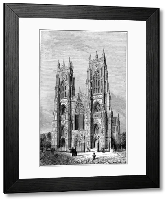 Framed Print : York Minster, 1893 Framed Print : York Minster, 1893