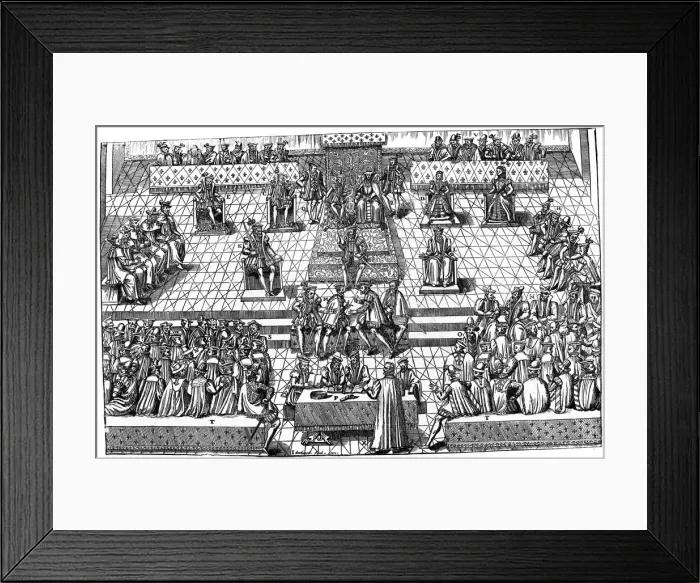 Framed Print : The States General at Orleans, France, 1560, (1893) Framed Print : The States General at Orleans, France, 1560, (1893)
