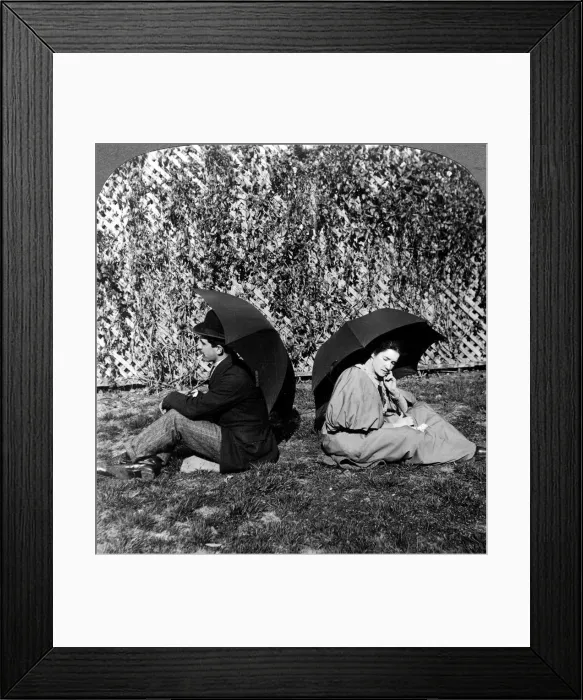 Framed Print : After Marriage. Artist: American Stereoscopic Company Framed Print : After Marriage. Artist: American Stereoscopic Company