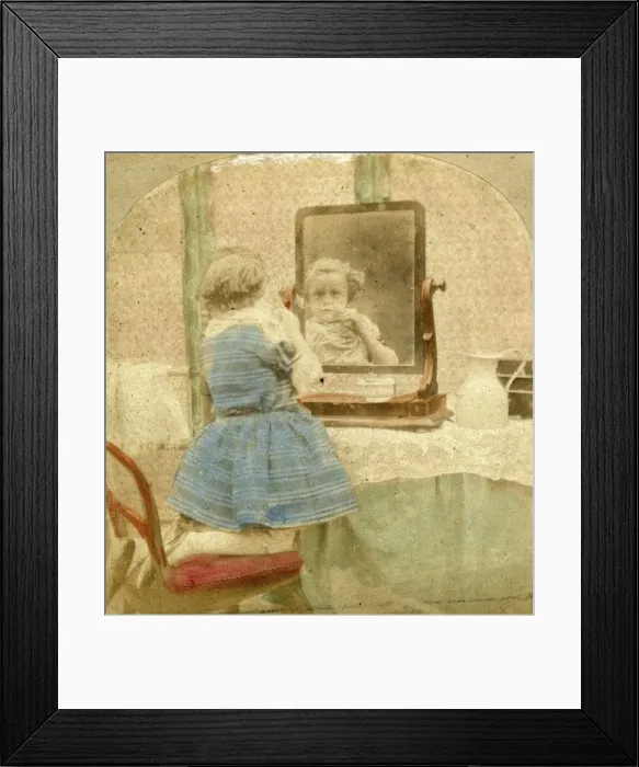 Framed Print : The Young Shaver Framed Print : The Young Shaver