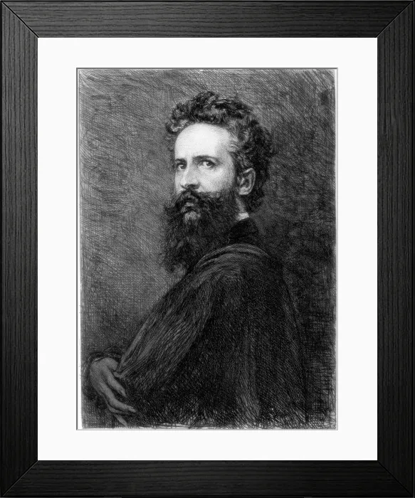 Framed Print : Hans Makart, Austrian artist, c1880-1882. Artist: W Unger Framed Print : Hans Makart, Austrian artist, c1880-1882. Artist: W Unger