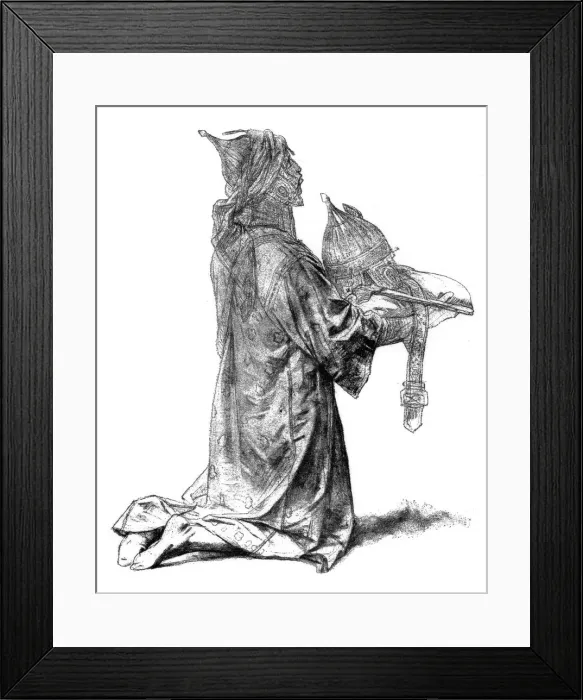 Framed Print : Study for a Saracen, for The Captivity of St Louis, c1880-1882. Artist: Alexandre Cabanel Framed Print : Study for a Saracen, for The Captivity of St Louis, c1880-1882. Artist: Alexandre Cabanel