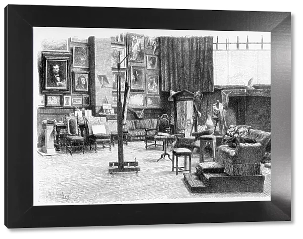 The Studio, c1880-1882. Artist: Alexandre Cabanel