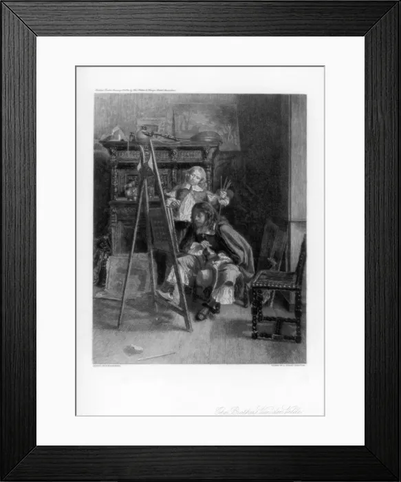 Framed Print : The Brothers Van de Velde, c1880-1882. Artist: A Gerard Darbiche Framed Print : The Brothers Van de Velde, c1880-1882. Artist: A Gerard Darbiche