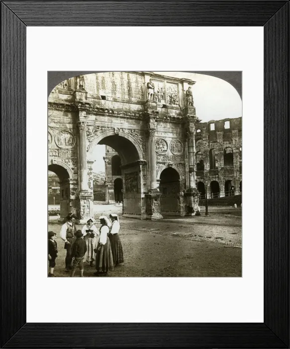 Framed Print : Arch of Constantine, Rome, Italy. Artist: Underwood & Underwood Framed Print : Arch of Constantine, Rome, Italy. Artist: Underwood & Underwood